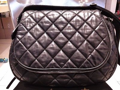 Auth CHANEL Jumbo Quilted Cocoon Messenger Bag Limited Edition With Box.