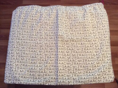 Isaac Mizrahi Ivory Felt Handbag Dust Cover Storage Drawstring Bag 21
