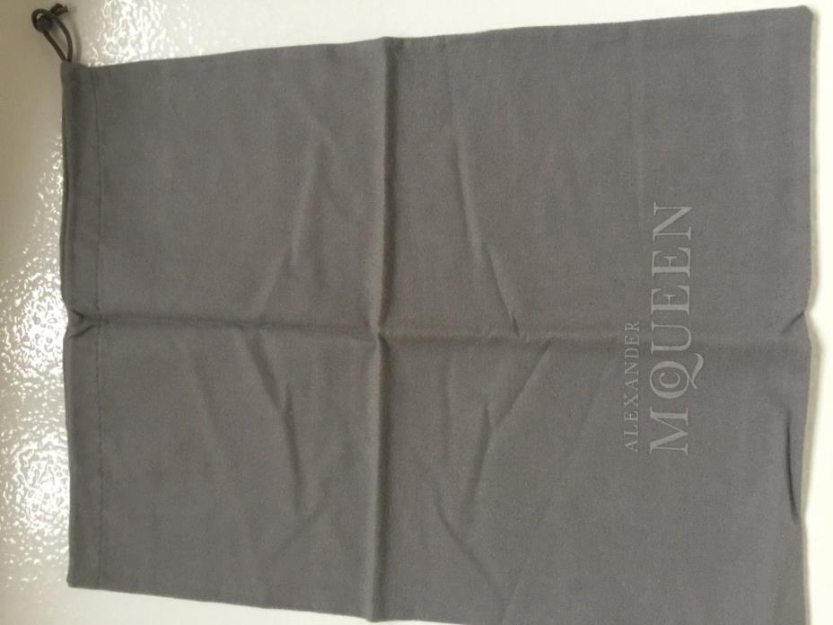 Authentic New Alexander McQueen dust bag Sz 19/14