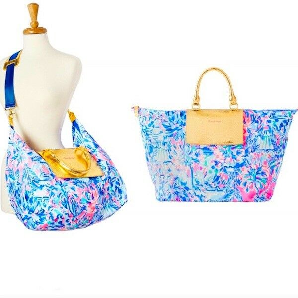 LILLY PULITZER PACKABLE ESCAPE WEEKENDER TRAVEL BAG CABANA COCKTAIL 27388  NWT