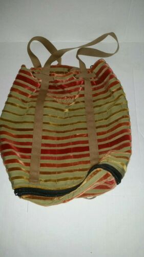 The Original Nantucket Bagg Stripe Knitting Bag Convertible Tool Tote Diddy Bag