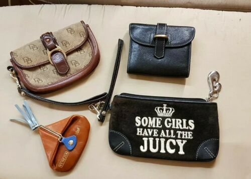 Juicy Couture Doney & Bourke mix lot of 3 wristlet wallet