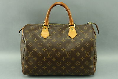 Louis Vuitton Ladies Brown Monogram Speedy 30 Tote Handbag -Free Shipping!