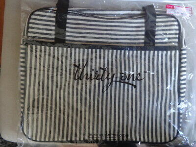 THIRTYONE Thirty One 31 Gifts Away For the Weekender - BRAND NEW - Twill Stripe