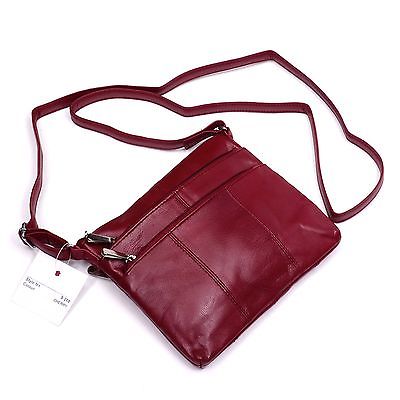 Women's Leather Cross-Body Bag Adjustable Strap