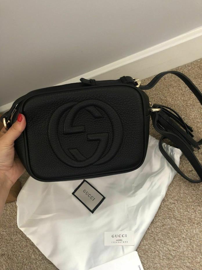 100% AUTHENTIC GUCCI SOHO DISCO BAG - BLACK