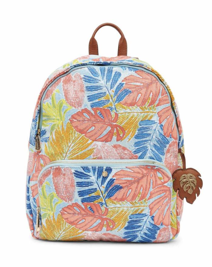 Tommy Bahama Women's Artsy Leaf-Color Maui Zip Backpack TB1191 Sealed MSRP $108