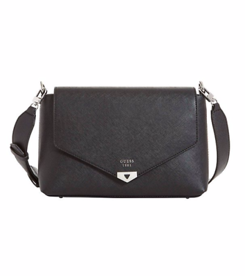 Guess Lottie Medium Shoulder Bag – Black