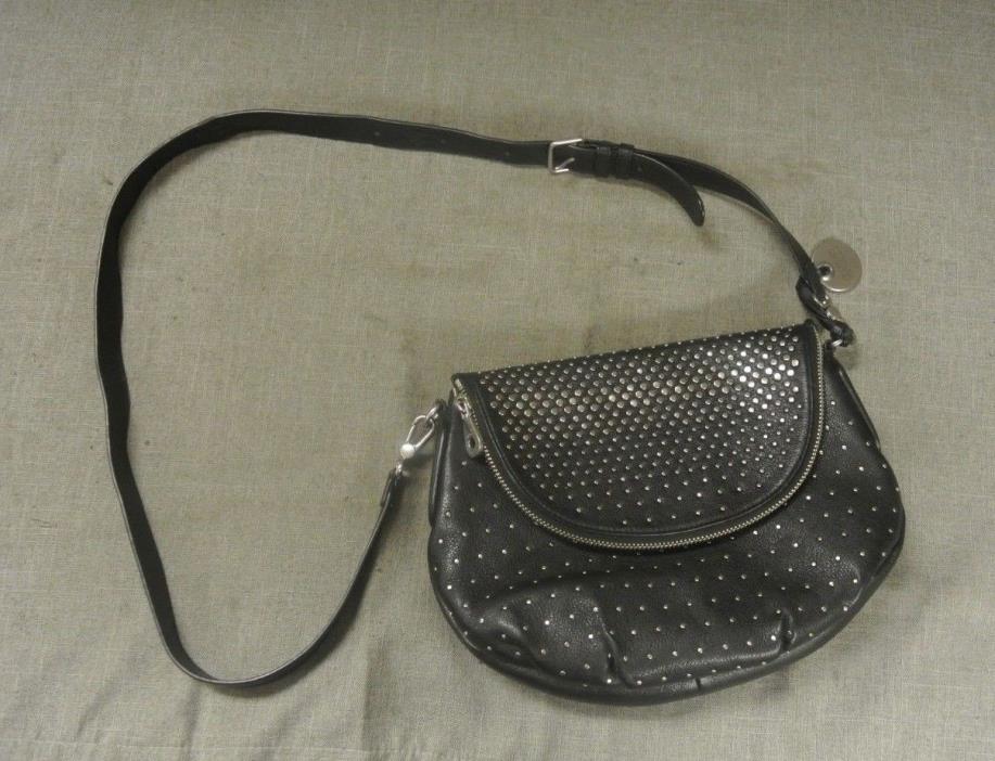 MARC JACOBS BLACK HOBO PURSE WITH STUDS (4C 555???)