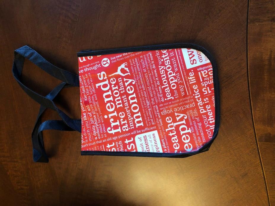 LOT OF 2 Lululemon Manifesto Small Reusable Shopping Bag