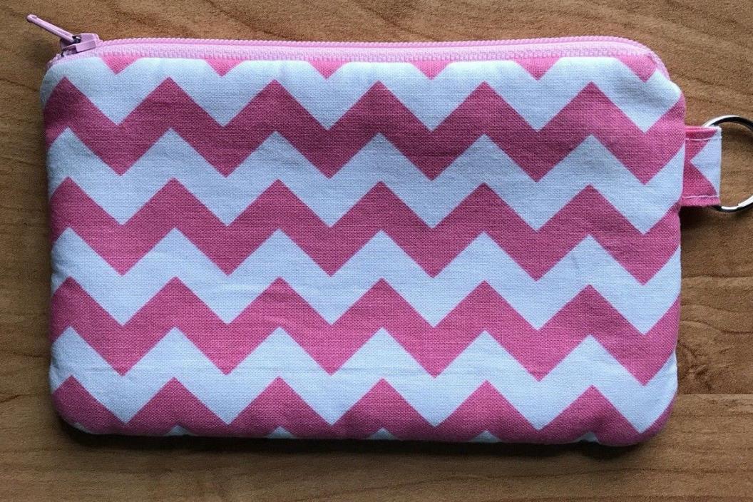Chevron (Hot Pink) - iPhone, iPod, Cell Phone, Gadget Zipper Pouch
