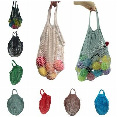 Shoulder Bag String Grocery Tote Net Fruit Mesh Reusable Woven Shoppers Shopping