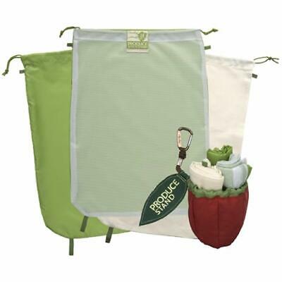 Produce Reusable Grocery Bags Stand Complete Starter Kit - RePETe, Mesh 