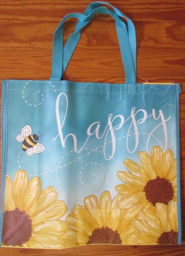 Be Bee Happy TJMaxx Marshalls Reusable Shopping Tote Gift Bag NEW