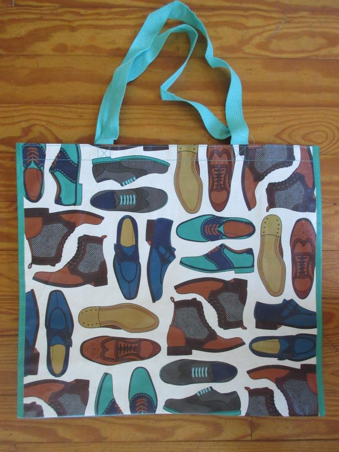Men's Shoes Cobbler Reusable TJMaxx Marshalls Shopping Tote Gift Bag NEW