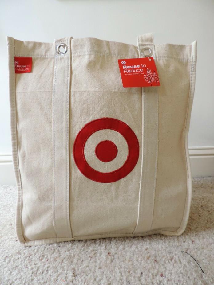 3 PCS Target Reusable Canvas Bags