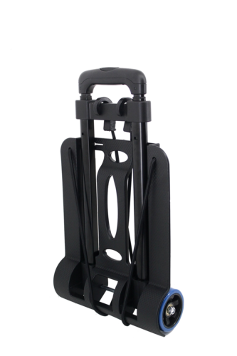 Foldable Luggage Cart Compact Folding Travel Trolley With Wheels For Baggage Bag