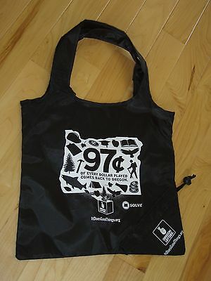 Nylon Reusable Shopping Bag / Tote - Oregon Lottery Promotional Item