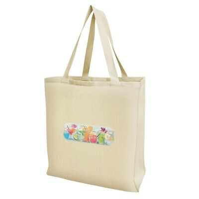 Mixed Drinks Sunshine Summer Tropical Grocery Travel Reusable Tote Bag
