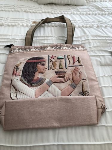 Egyptian Canvas Tote Bag L Egypt Purse