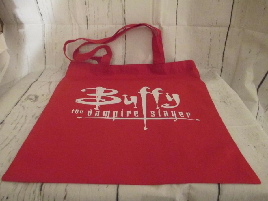 Buffy the Vampire Slayer Horror Canvas Tote Bag Market Pouch Grocery Reusable