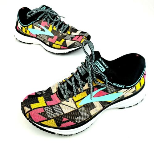 Brooks Revel Womens Multi-Color Athletic Running Shoes Size 7.5 Medium
