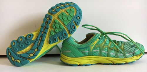 Merrell Womens Island Green & Yellow Sz 7.5 Vented Running Shoes J57170