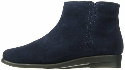 Aerosoles Womens double trouble 2 Closed Toe Ankle Fashion, Navy Suede, Size 6.0