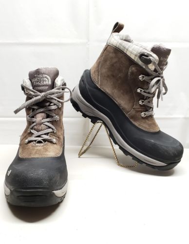 The North Face Primaloft Waterproof Hiking Boots WomensBrownplaid us11euro 41/42