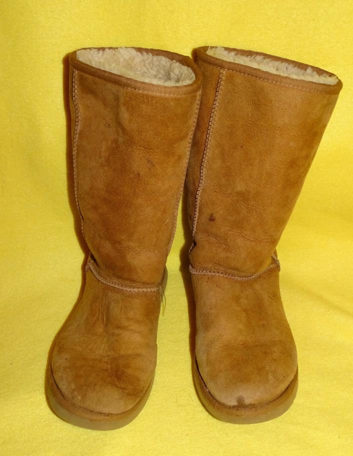UGG Australia Classic Tall Chestnut Boots #5815 Womens Size 6W