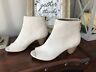 Marséll Neo White Woven Leather Peeptoe Ankle Boots Booties Size 39 EUR *EUC*