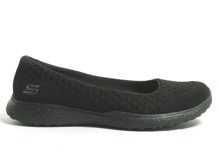 Skechers Slip On Shoes Women's Size 7 Black Air Cooled Memory Foam (CB6)