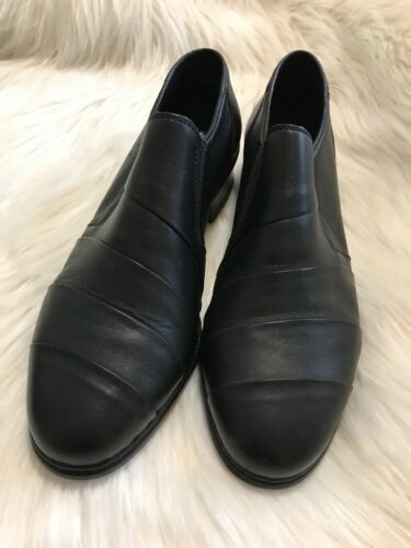 RIEKER Anti-Stress Dana Black Leather Slip On Loafer Women's Size 7