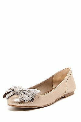Brand new bcbgeneration linny Suede bow flat - Size 6