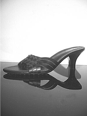 Franco Sarto Size 9 M Black 2 1/5 Inch Heels Sandals