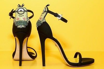 RARE NIB MINION Ruthie Davis Shoes Stiletto Despicable Me Heels IT 37 US 7 $1495
