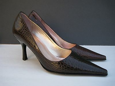 Max De Carlo Women's Leather Heel Pumps, Size 8 B