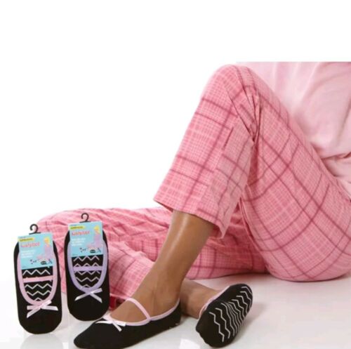 One Pair of Kushy Foot Slipper socks Fits 6-10 shoe -Thin-skid resistant bottom