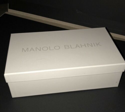 Manolo Blahnik shoe box (empty) With Tissue Paper. From Shoes Purchased Jan 2019