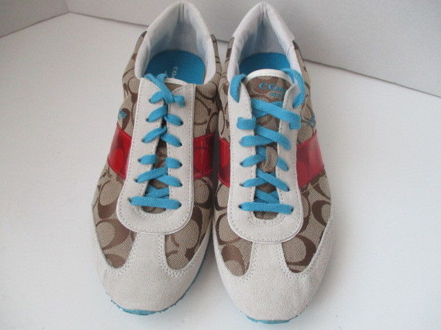 COACH Canvas /Suede  MAE Sneakers Size 9 M