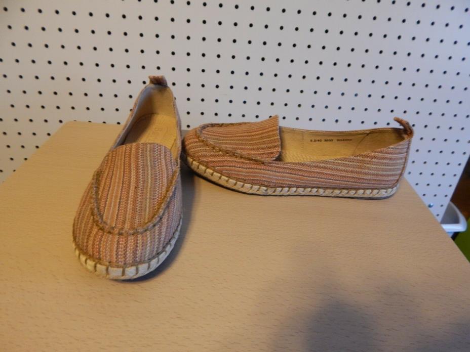 Born Sitton Women's Slip-on Espadrille (Brown) shoes - size 8.5 / 40  ~ B58006