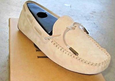 NIB UGG Australia Tie Bow Moccasin Shoes Ivory Tower 5.5 or 6.5