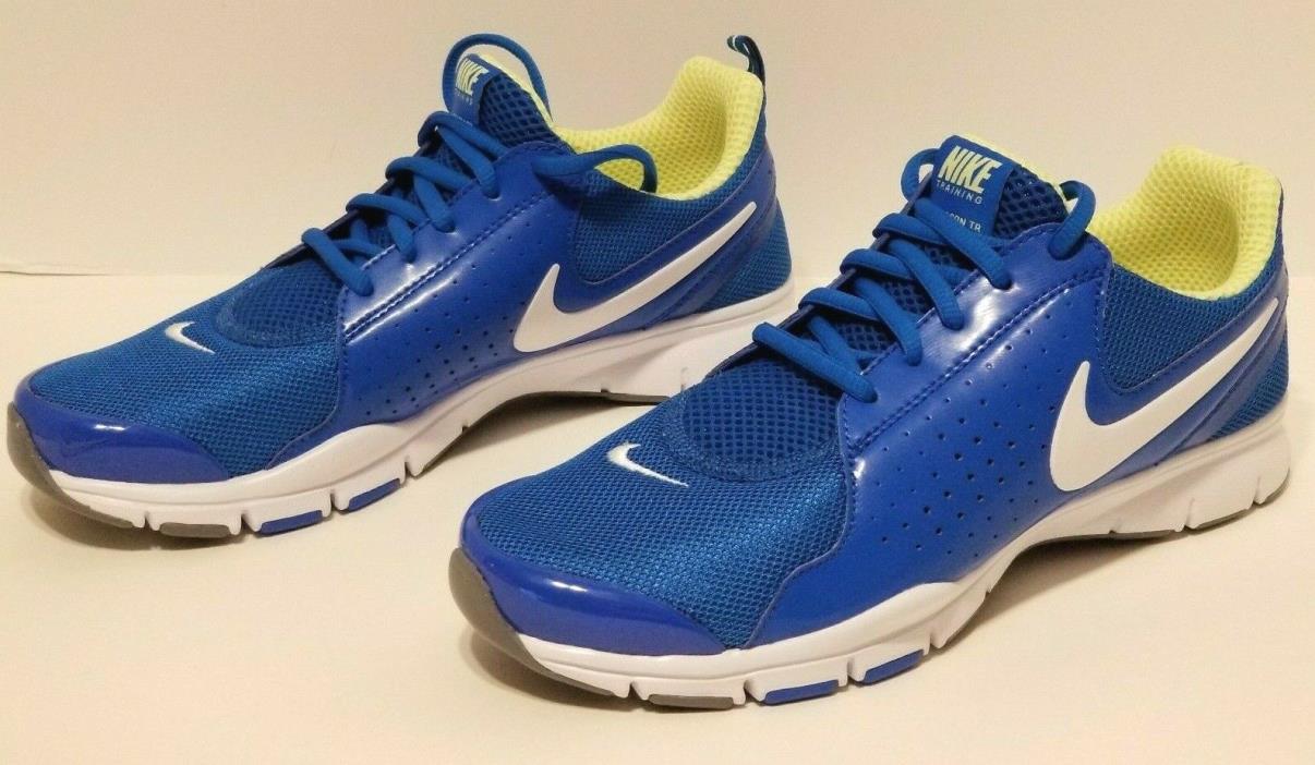 New Women's Nike In-Season TR Shoes; Blue, White, Lime; Size 9; 454445-400