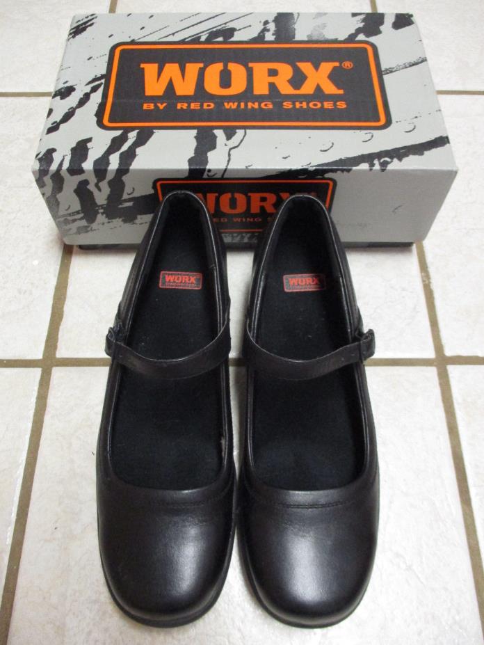 WORX by Red Wing Shoes Women’s Black Work Shoe Size 9 M Slip Resistant in Box