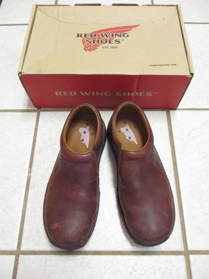 Red Wing Shoes Women’s Reddish Purple Work Shoe Size 8 D Slip Resistant in Box