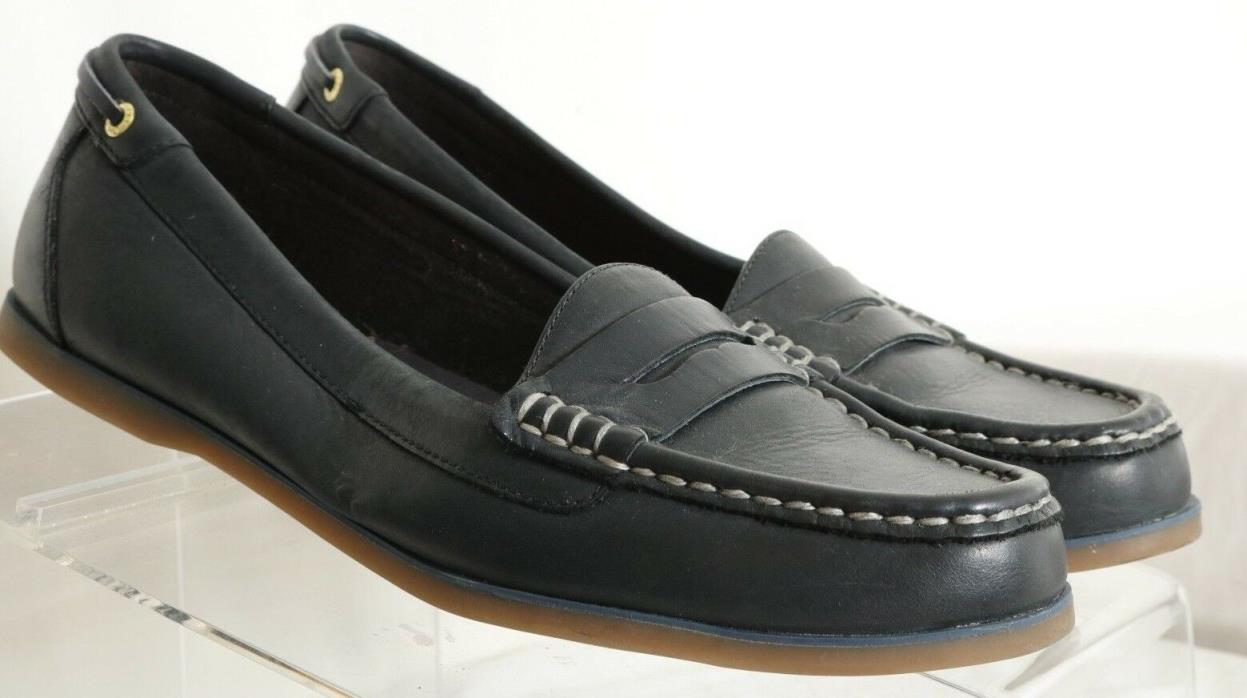 Sperry Top-Sider Lanyard Row Navy Moc Toe Penny Loafer 61510 Women's US 7 M