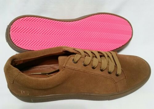 True Gold Malibu Leather Suede Women's Sneakers Tennis Shoes Size 11 Tan Cognac