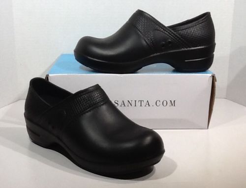 Sanita Aero Motion Women’s Size EU 40 US 9-9.5 Black Clog Slip On Shoes ZY-109