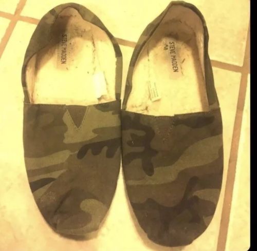 Steve Madden Camo Slippers 10 Looks Like Toms Shoes Canvas