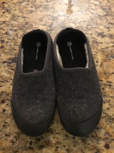 Women's MAHABIS Classic Gray Slippers Shoes size EUR 37 US 6.5/7